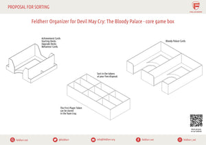 Feldherr Organizer Insert for Devil May Cry: The Bloody Palace - core game box
