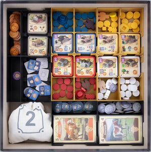 Feldherr Organizer Insert for Great Western Trail Second Edition - core game box
