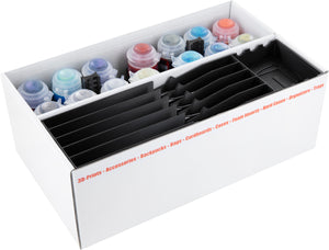 Feldherr Storage Box TCHS105 for miniatures + Citadel paint pots + brushes