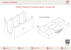 Feldherr foam set + Organizer Insert for Trudvang Legends - core game box