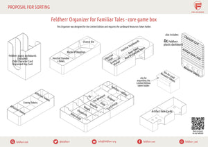 Feldherr Organizer Insert for Familiar Tales - core game box