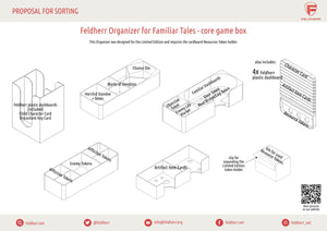 Feldherr foam set + Organizer Insert for Familiar Tales - core game box