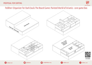 Feldherr Organizer Insert for Dark Souls The Board Game: Painted World Of Ariamis - core game box