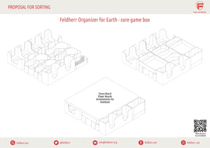 Feldherr Organizer Insert for Earth - core game box
