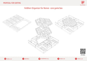 Feldherr Organizer Insert for Revive - core game box