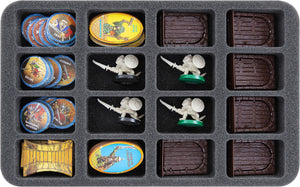 Feldherr foam set with token trays for Advanced HeroQuest - core game box