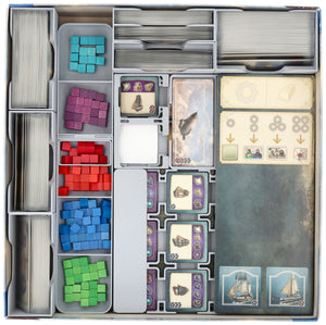 Feldherr Organizer Insert for Anno 1800 + The Expansion - core game box