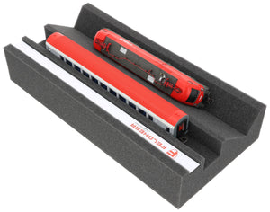 Ławka do lokomotyw Premium w skali H0/00 z paskiem magnetycznym i dodatkowym wałkiem konserwacyjnym - idealna do modeli H0 i 00