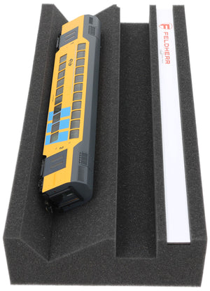 Ławka do lokomotyw Premium w skali H0/00 z paskiem magnetycznym i dodatkowym wałkiem konserwacyjnym - idealna do modeli H0 i 00