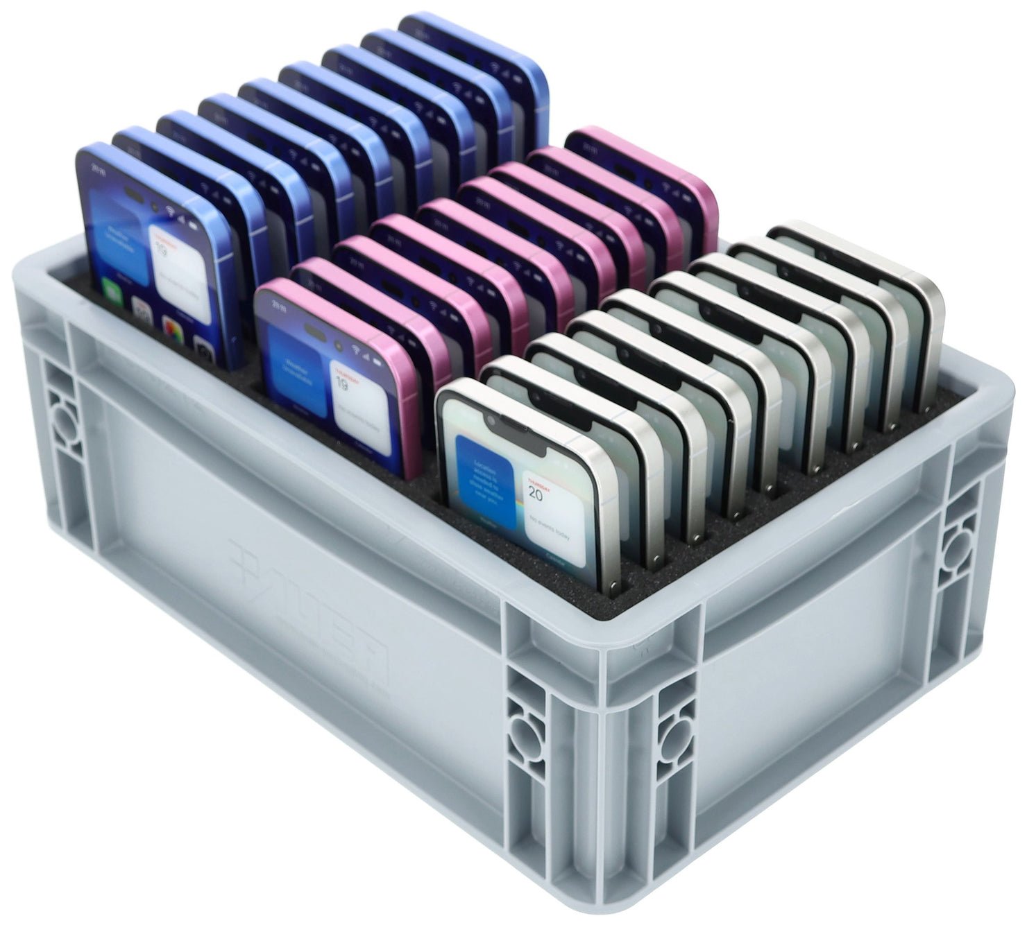 Kompaktowa mobilna oaza A4 - organizacja i bezpieczeństwo dla nawet 27 smartfonów