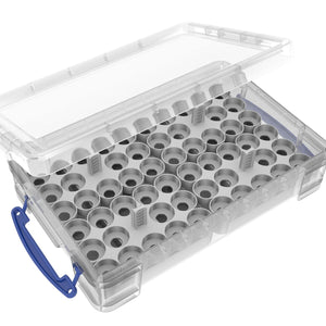 Feldherr paint racks + token trays for 4L Really Useful Boxes - 56 Citadel Paint Pots (12 ml) + game material