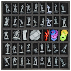 Feldherr foam insert for Cyberpunk 2077: Gangs of Night City - The Board Game - Exclusive Edition + Side Gig Expansion - core game box