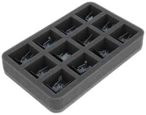HS045A036 Feldherr foam tray for Warriors of Chaos - 12 Compartments