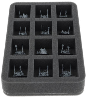 HS045A036 Feldherr foam tray for Warriors of Chaos - 12 Compartments