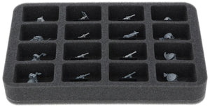 HS040A053 Feldherr foam tray for Dwarfen Mountain Holds - 16 Compartments