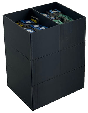 Feldherr Storage Boxes TCHS105 + 3 token holders for Marvel United: X-Men - Kickstarter Uncanny Pledge - cards with sleeves + tokens