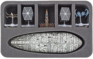 Transporter with 2 storage boxes for Star Wars X-Wing Empire and Rebels