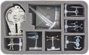 Transporter with 2 storage boxes for Star Wars X-Wing Empire and Rebels