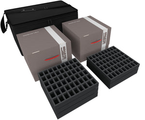 Transporter z 2 skrzynkami LBBG dla kompletnego zestawu Zombicide Black Plague Kickstarter Knight Pledge