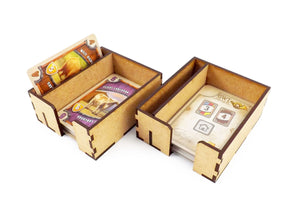 Boardgame Organizer Insert for Great Western Trail and expansion Rails to the North