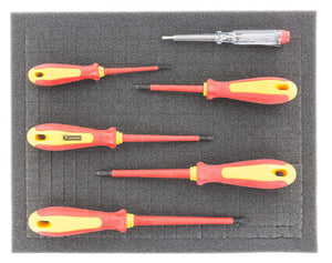 AABA020blue 500 mm x 250 mm x 20 mm kolorowa pianka do Shadowboard blue